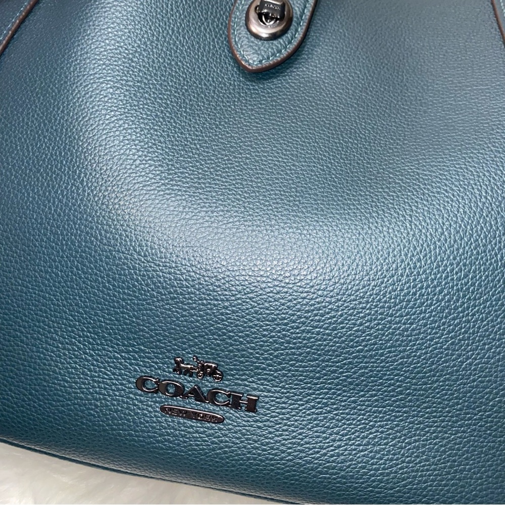 Coach pebble leather Hadley Tote bag New - Picture 12 of 12